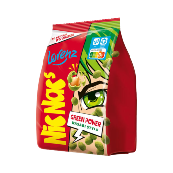 Lorenz NicNac's Green Power Wasabi Style, Erdnüsse in pikanter Teighülle, 800 Gramm